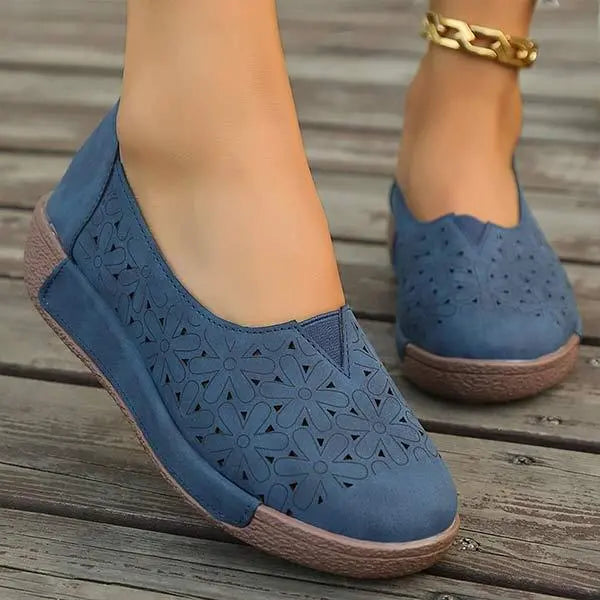 Buty damskie w kwiatowy print
