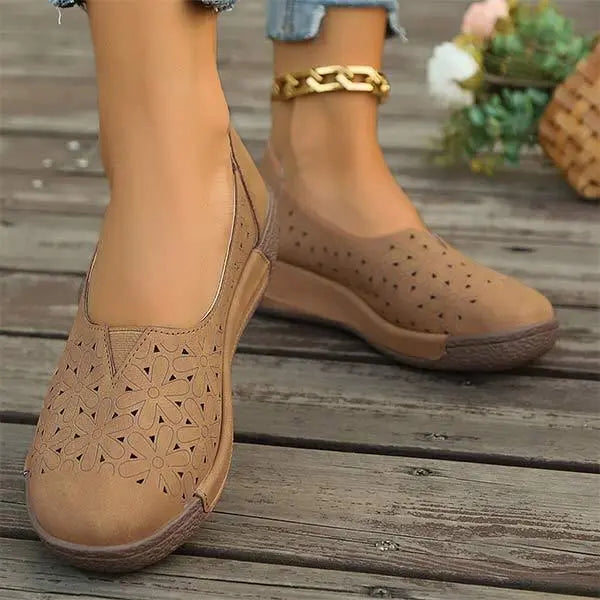 Buty damskie w kwiatowy print