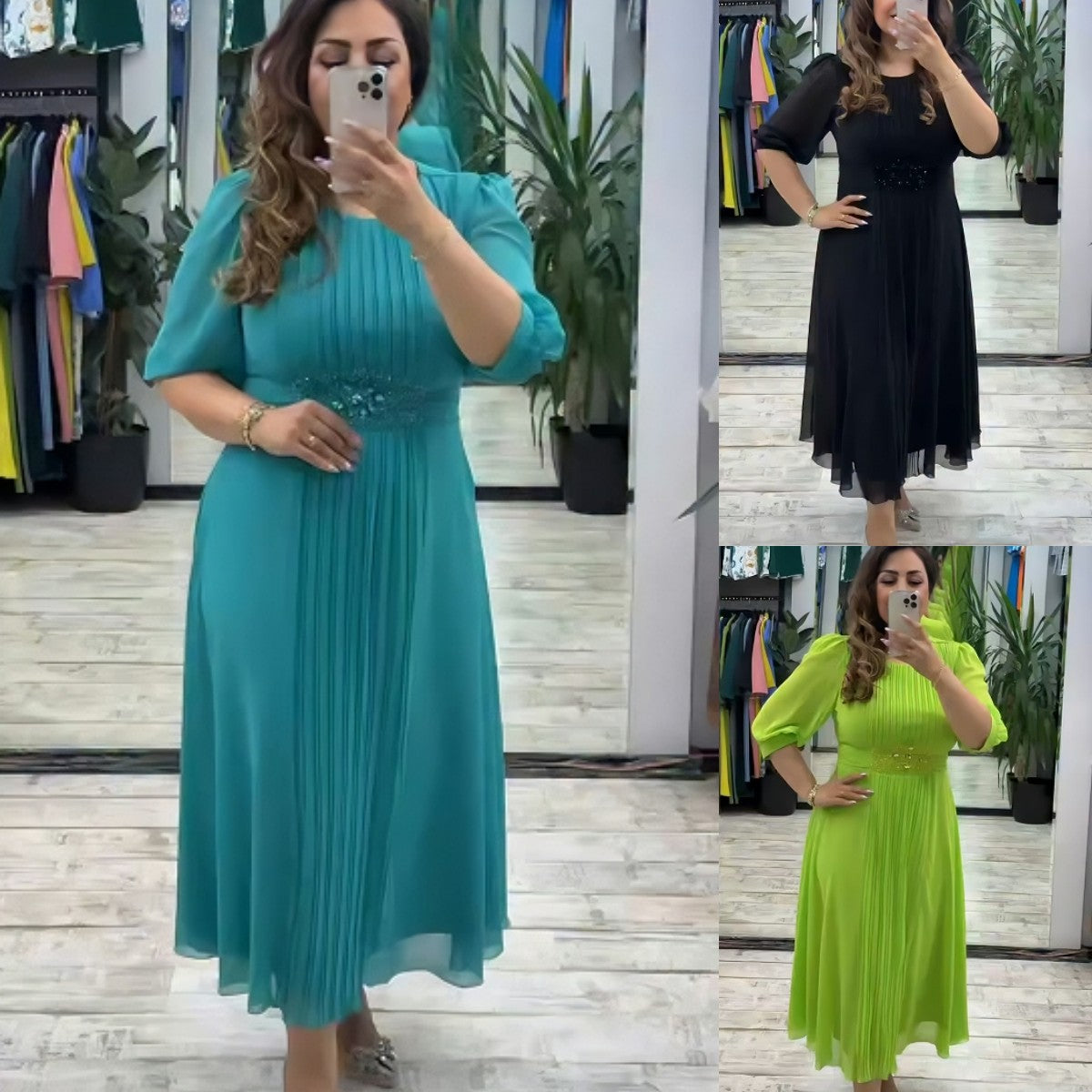 ?【S-5XL】Nowa modna sukienka, klasyczny design, elegancka i prosta
