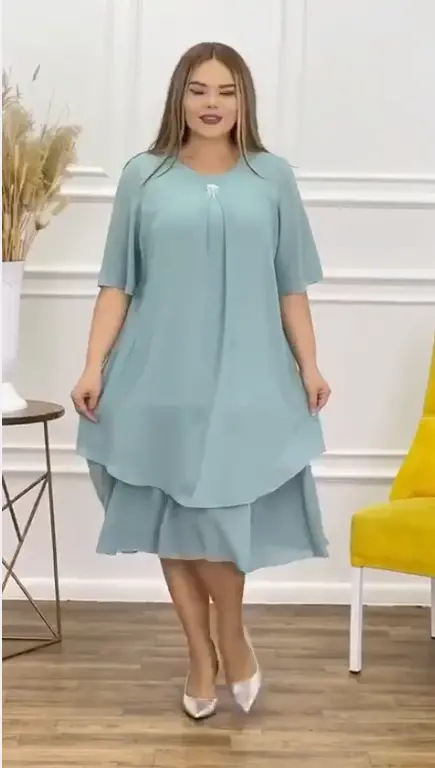 ?【S-5XL】❤️2025 Nowe wysokiej jakości sukienki szyfonowe