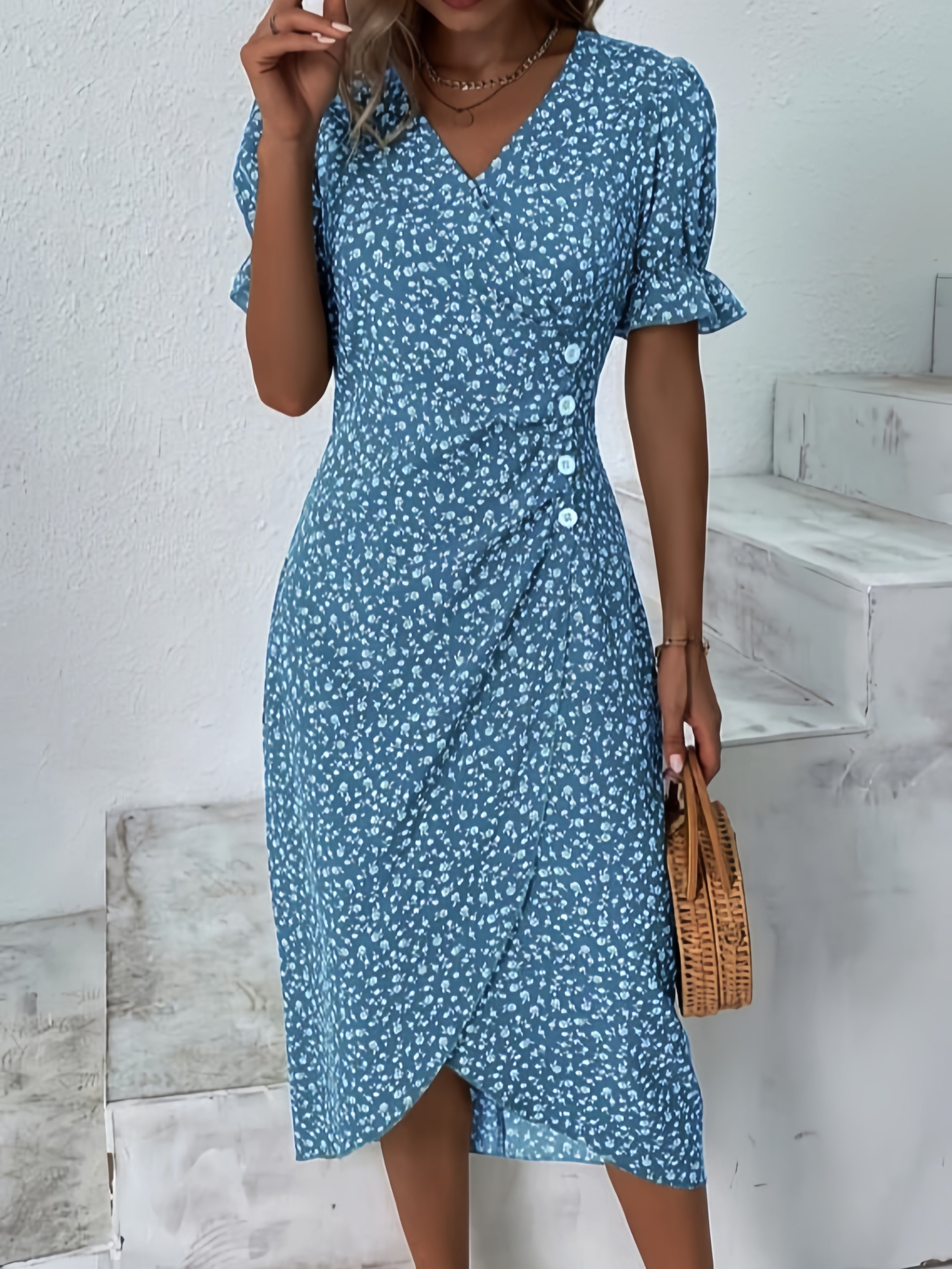 ? Casual Floral Dress ? Casual Floral Dress