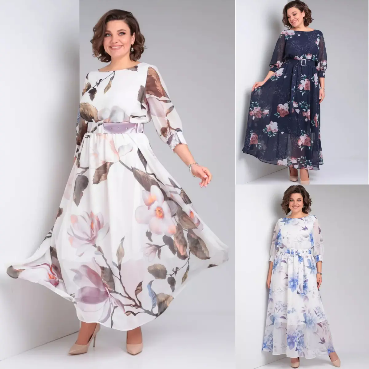 ?【S-5XL】2025 New Spring Print Dress
